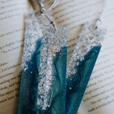 Sea Green & Silver Bookmark